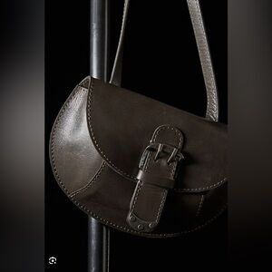 Free People Crescent Leather Crossbody